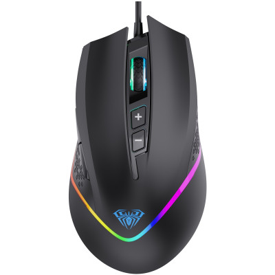 Миша Aula F805 Wired gaming mouse with 7 keys Black (6948391212906)