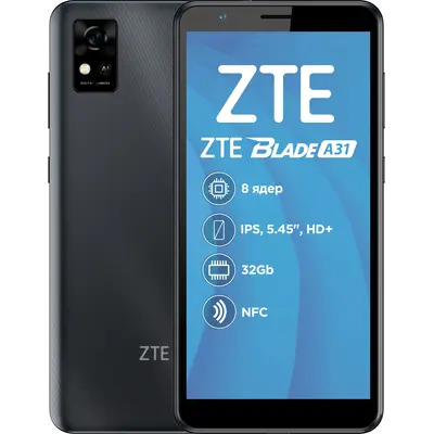 Смартфон ZTE Blade A31 2/32GB Dual Sim Gray
