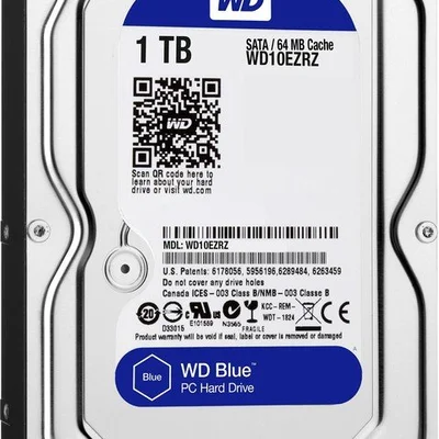 Накопичувач HDD SATA 1.0TB WD Blue 5400rpm 64MB (WD10EZRZ) Refurbished