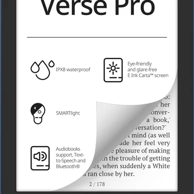 Електронна книга PocketBook 634 Verse Pro Azure (PB634-A-CIS)