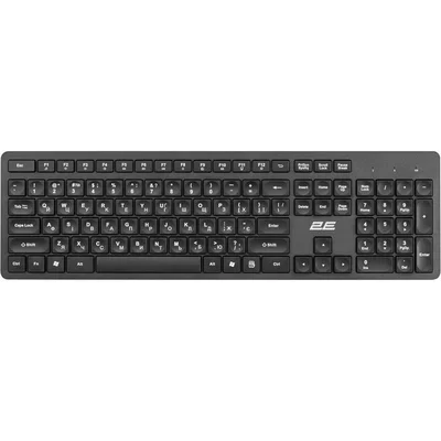 Клавіатура бездротова 2E KS260 WL EN/UKR Black (2E-KS260WB)