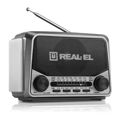 Радіоприймач REAL-EL X-525 Grey