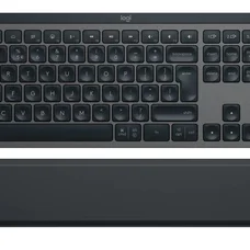 Клавiатура бездротова Logitech MX Keys S Plus Palm Rest Graphite (920-011589)