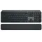 Клавiатура бездротова Logitech MX Keys S Plus Palm Rest Graphite (920-011589)