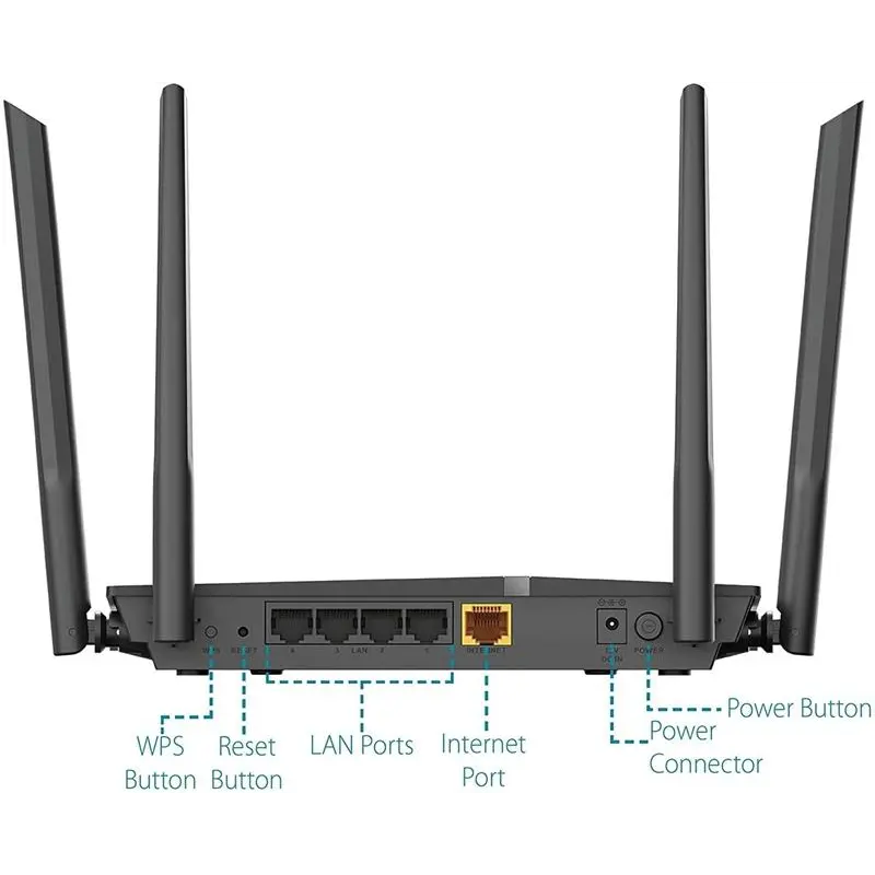 Бездротовий маршрутизатор D-Link DIR-1260/RU/R1A Бездротовий маршрутизатор D-Link DIR-1260/RU/R1A