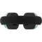 Bluetooth-гарнiтура Hator Hyperpunk 2 Wireless Tri-mode Black/Mint (HTA-858)
