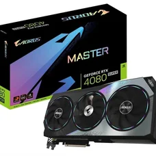 Відеокарта GF RTX 4080 Super 16GB GDDR6X Aorus Master Gigabyte (GV-N408SAORUS M-16GD)