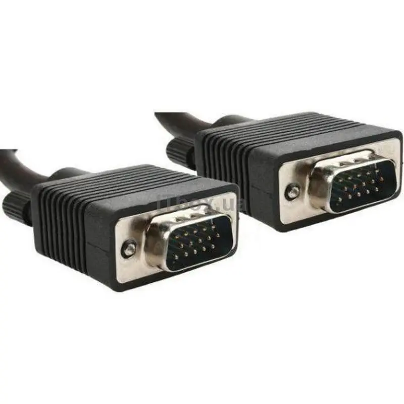 Кабель Cablexpert VGA - VGA (M/M), HD15, з 2-ма фер. кільцями, чорний, 20 м (CC-PPVGA-20M-B) пакет Кабель Cablexpert VGA - VGA (M/M), HD15, з 2-ма фер. кільцями, чорний, 20 м (CC-PPVGA-20M-B) пакет