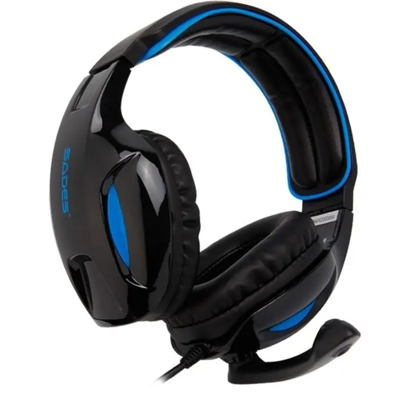 Гарнітура Sades SA-902 Black/Blue (sa902blj) Гарнітура Sades SA-902 Black/Blue (sa902blj)