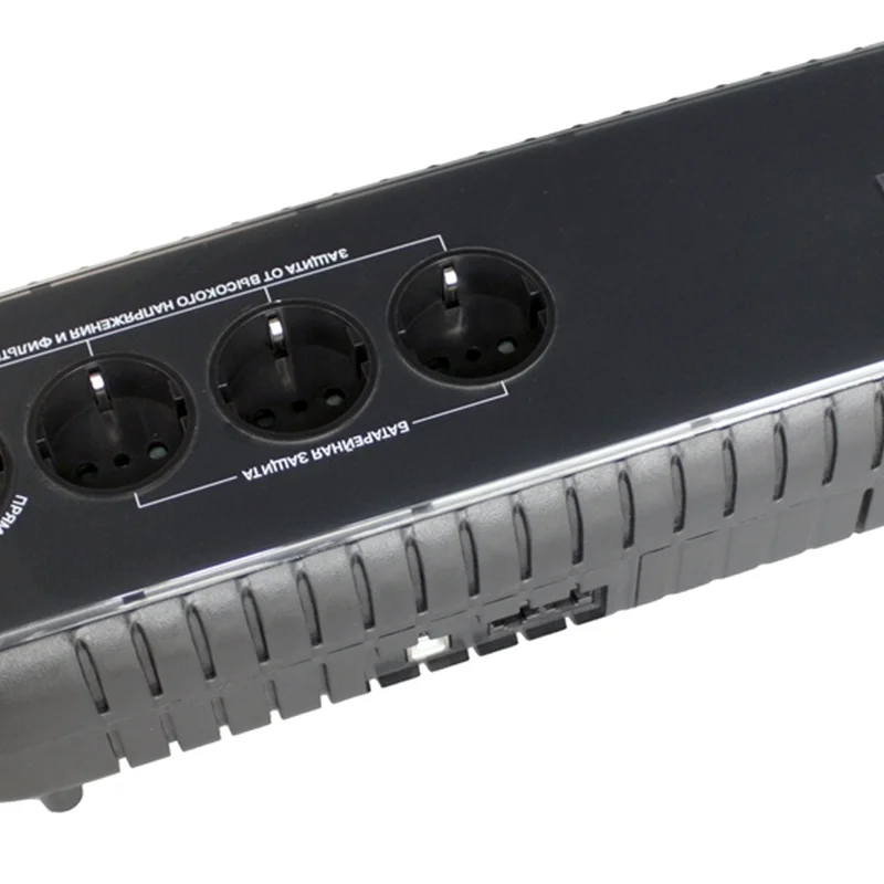 Джерело безперебійного живлення Powercom WOW-1000U, Off-Line, 4 x евро, USB, RJ-45, пластик (00210088)