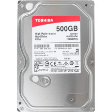 Накопичувач HDD SATA 500GB Toshiba P300 7200rpm 64MB (HDWD105UZSVA)