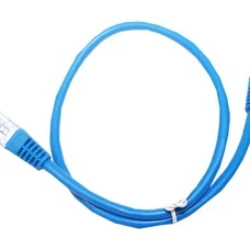 Патч-корд литий, UTP, RJ45, Cat.5e, 0,5m, синій