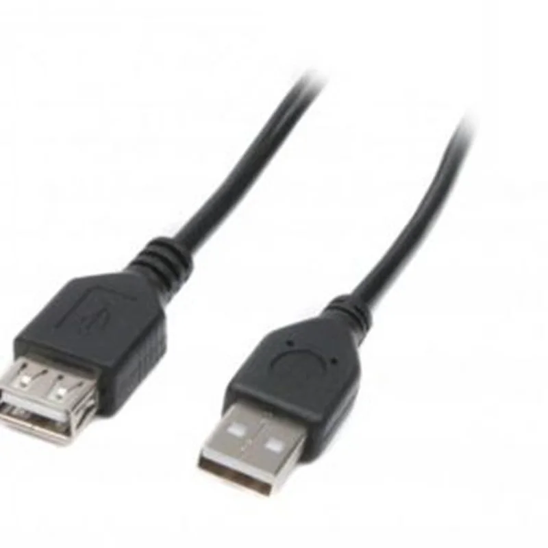 Кабель Maxxter USB - USB V 2.0 (M/F), 1.8 м, чорний (U-AMAF-6)