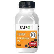 Тонер Patron (PN-HU3-100) HP Universal №3 Black, 100 г