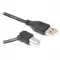 Кабель Cablexpert USB - USB Type-В (M/M), кутовий, преміум, 1.8 м, чорний (CCP-USB2-AMBM90-6) Кабель Cablexpert USB - USB Type-В (M/M), кутовий, преміум, 1.8 м, чорний (CCP-USB2-AMBM90-6)