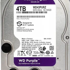 Накопичувач HDD SATA 4.0TB WD Purple 5400rpm 256MB (WD43PURZ)