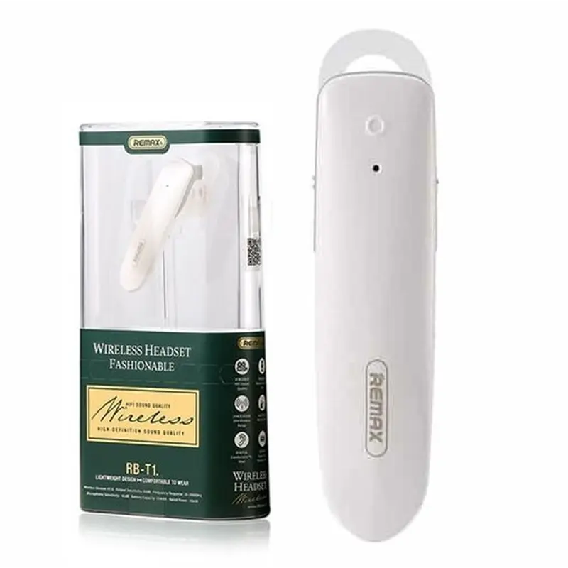 Bluetooth-гарнітура Remax RB-T1 White (6954851295457) Bluetooth-гарнітура Remax RB-T1 White (6954851295457)