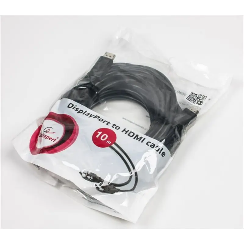 Кабель Cablexpert DisplayPort - HDMI (M/M), 10 м, Black (CC-DP-HDMI-10M) Кабель Cablexpert DisplayPort - HDMI (M/M), 10 м, Black (CC-DP-HDMI-10M)