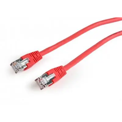 Патч-корд Cablexpert (PP6-3M/R) FTP, литий, 50u "штекер із засувкою, 3 м, червоний