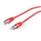 Патч-корд Cablexpert (PP6-3M/R) FTP, литий, 50u "штекер із засувкою, 3 м, червоний