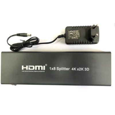 Розгалужувач (спліттер) Atcom (7688) HDMI 8 портів, підтримка UHD 4K