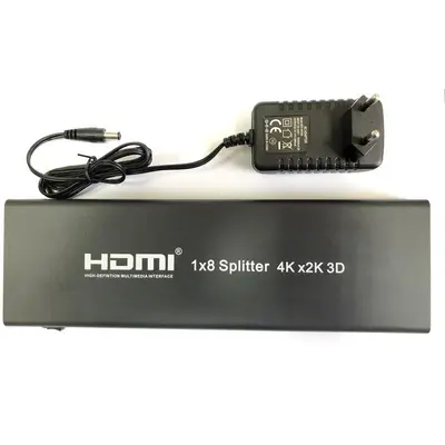 Розгалужувач (спліттер) Atcom (7688) HDMI 8 портів, підтримка UHD 4K Розгалужувач (спліттер) Atcom (7688) HDMI 8 портів, підтримка UHD 4K