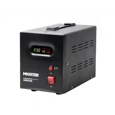Стабілізатор Maxxter MX-AVR-S2000-01 2000VA Стабілізатор Maxxter MX-AVR-S2000-01 2000VA
