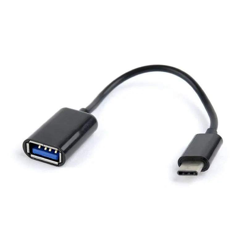 Кабель Cablexpert USB - USB Type-C V 2.0 (F/M), 0.2 м, чорний (AB-OTG-CMAF2-01) Кабель Cablexpert USB - USB Type-C V 2.0 (F/M), 0.2 м, чорний (AB-OTG-CMAF2-01)