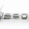 Кабель Cablexpert USB - Lightning + micro USB + USB Type-C (M/M), 1 м, сріблястий (CC-USB2-AMLM31-1M)