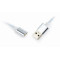 Кабель Cablexpert USB - Lightning + micro USB + USB Type-C (M/M), 1 м, сріблястий (CC-USB2-AMLM31-1M)