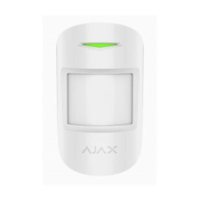 Бездротовий датчик руху і розбиття скла Ajax CombiProtect White (7170.06.WH1/38097.06.WH1)