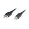 Кабель REAL-EL Pro USB - USB Type-B V 2.0 (M/M), 2 м, чорний (EL123500026)