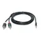 Аудіо-кабель REAL-EL Audio Pro 3.5 мм - 2xRCA (M/M), 1.8 м, чорний (EL123500042)