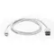 Кабель REAL-EL USB - Lightning (M/M), 1 м, білий (EL123500033)