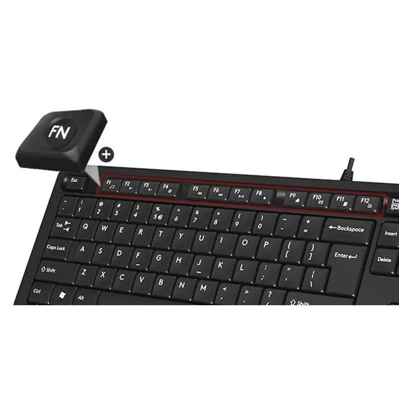 Клавіатура A4Tech FK10 Ukr Grey Клавіатура A4Tech FK10 Ukr Grey
