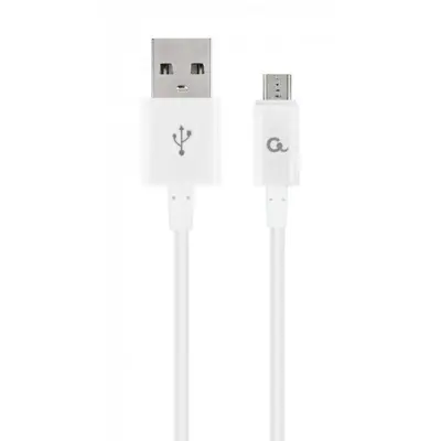 Кабель Cablexpert USB - micro USB V 2.0 (M/M), преміум, 2 м, білий (CC-USB2P-AMmBM-2M-W) Кабель Cablexpert USB - micro USB V 2.0 (M/M), преміум, 2 м, білий (CC-USB2P-AMmBM-2M-W)