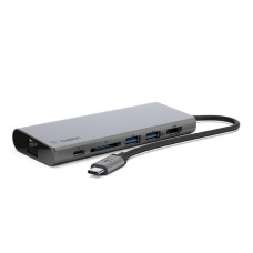 Концентратор USB-C Belkin Travel Space Grey (F4U092BTSGY)