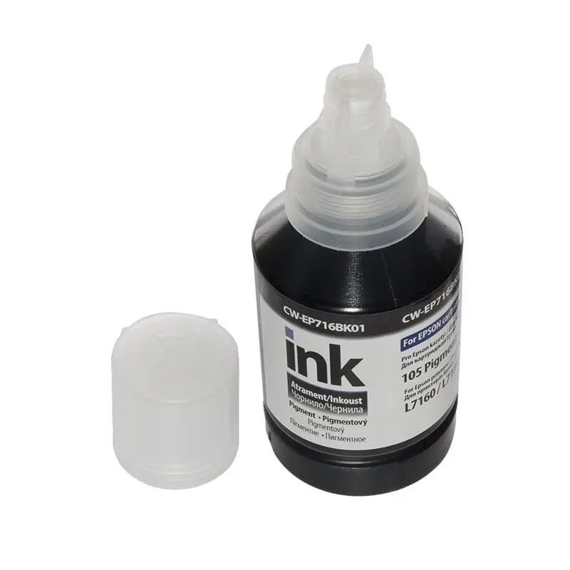 Чорнило CW Epson L-7160/7180 (Black Pigment) (CW-EP716BK01) 140мл Чорнило CW Epson L-7160/7180 (Black Pigment) (CW-EP716BK01) 140мл