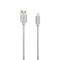 Кабель Canyon USB - Lightning 0.96м, White (CNS-MFIC3PW) в обплетеннi