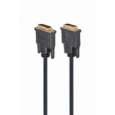 Кабель Cablexpert (CC-DVI2-BK-15) DVI-D-DVI-D Dual link, 4.5м, чорний