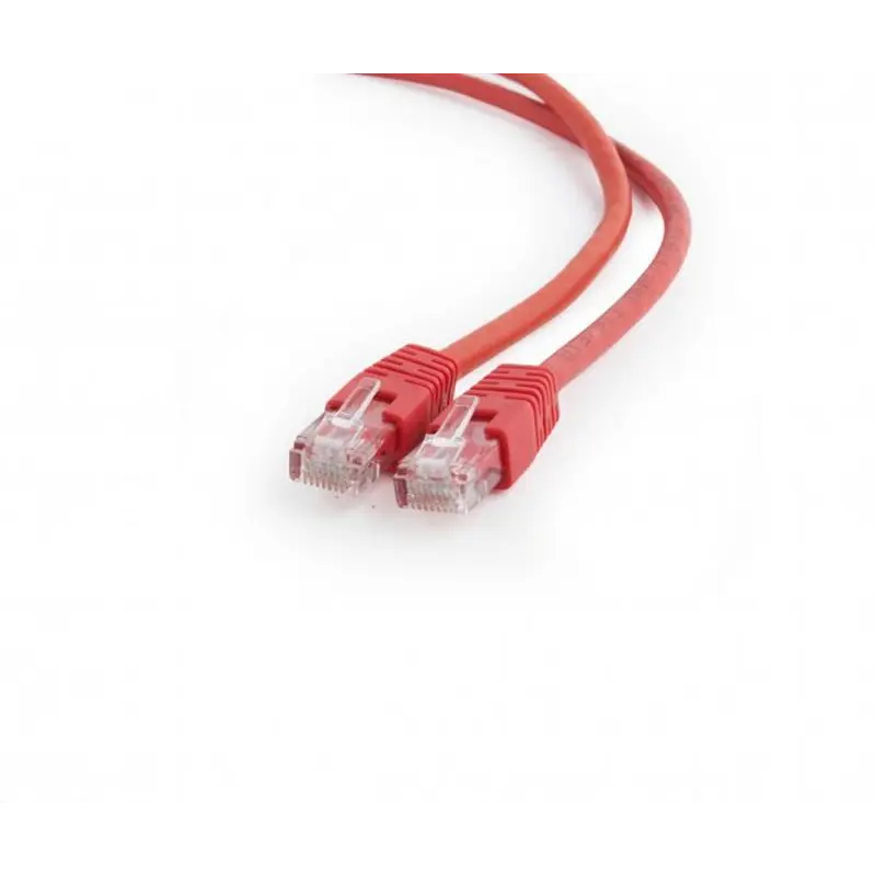 Патч-корд UTP Cablexpert (PP6U-1M/R) cat.6, літий, 50u штекер із засувкою, 1 м, червоний