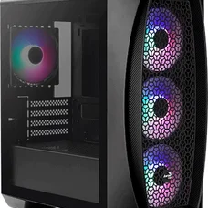 Корпус AeroCool Aero One Mini Frost-G-BK-v1 (ACCS-PB18043.11) Black без БЖ