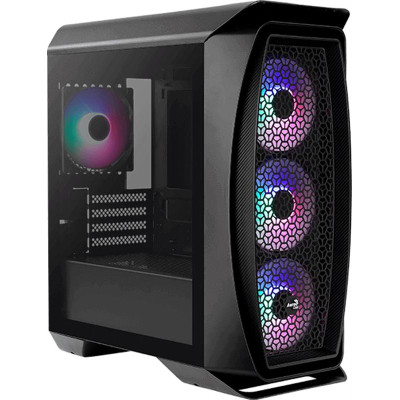 Корпус AeroCool Aero One Mini Frost-G-BK-v1 (ACCS-PB18043.11) Black без БЖ