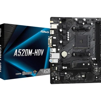 Материнська плата ASRock A520M-HDV Socket AM4