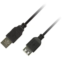 Кабель Piko USB - USB V 2.0 (M/F), 3 м, Black (1283126474118)