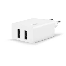 Мережевий зарядний пристрій Ttec SmartCharger DUO 2хUSB 2.4А/12Вт White (2SCS21B)