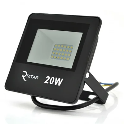 Прожектор вуличний Ritar (RT-FLOOD20A/02938) 20W, 24xSMD2835, IP65, 2000Lm, 6500K