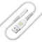 Кабель Luxe Cube Kevlar USB - micro USB (M/M), 1.2 м, білий (8886668686266)