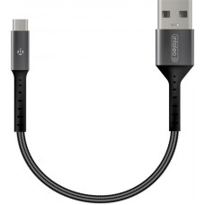 Кабель Intaleo CB0 USB - micro USB (M/M), 0.2 м, Black/Grey (1283126495632)