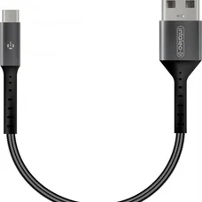 Кабель Intaleo CB0 USB - micro USB (M/M), 0.2 м, Black/Grey (1283126495632)